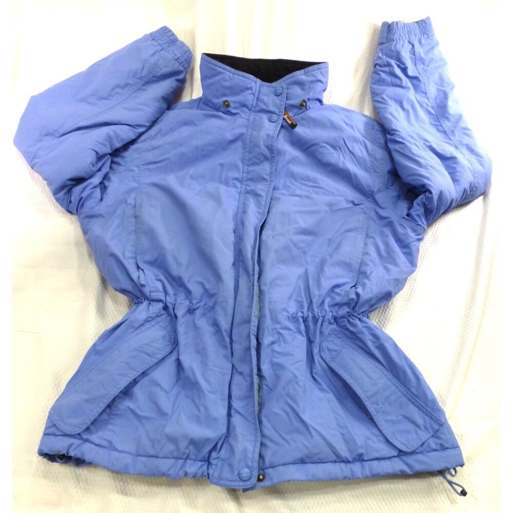 Womens L.L. Bean Outdoor Outfitter Jacket Petite Large Thinsulate Ultra Blue Nyl - Picture 1 of 16